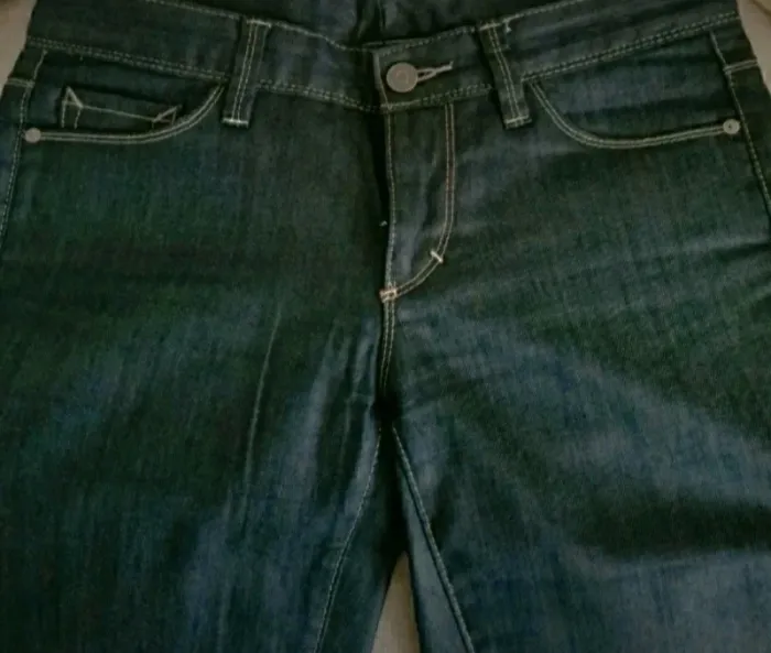 Jeans noir enduit Armani Taille 36/38 Neuf - photo numéro 4