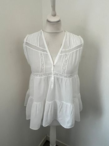 Top débardeur blanc Sandro S