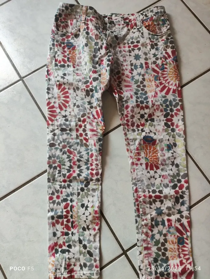 Pantalon multicolore taille 40  please - photo numéro 9