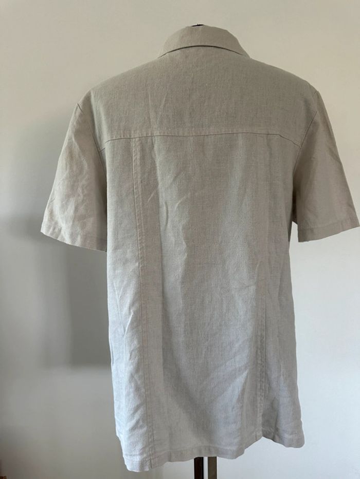 Chemise gilet crème - photo numéro 5