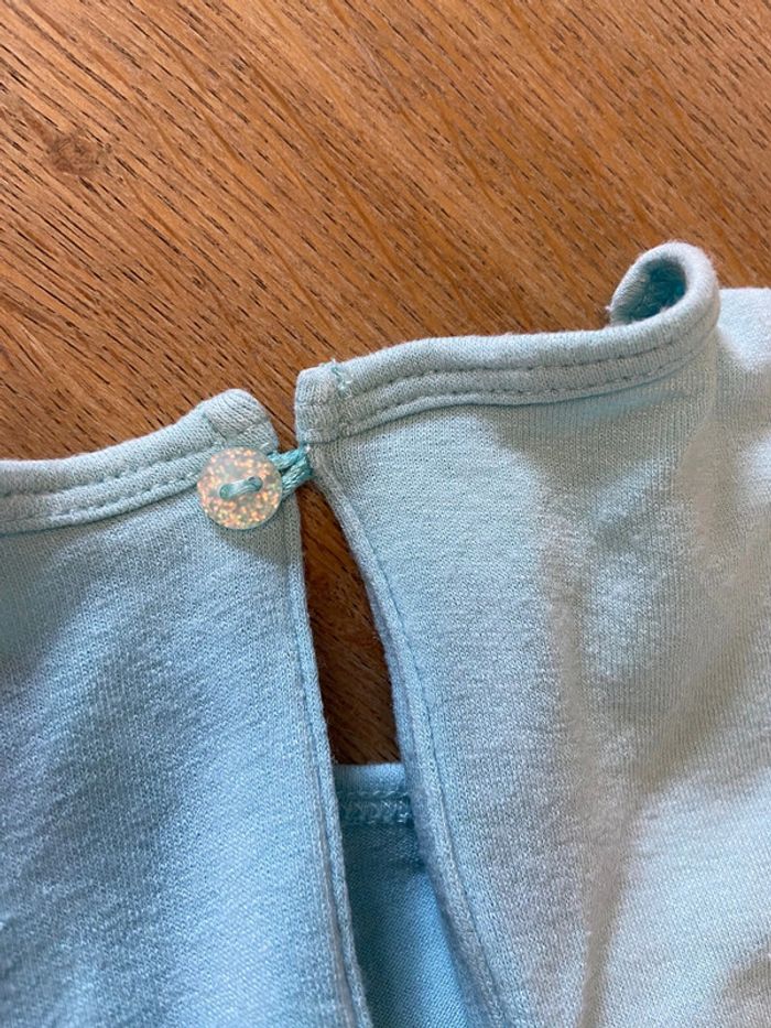 Ensemble jupe et top Catimini turquoise et taupe taille six ans - photo numéro 14