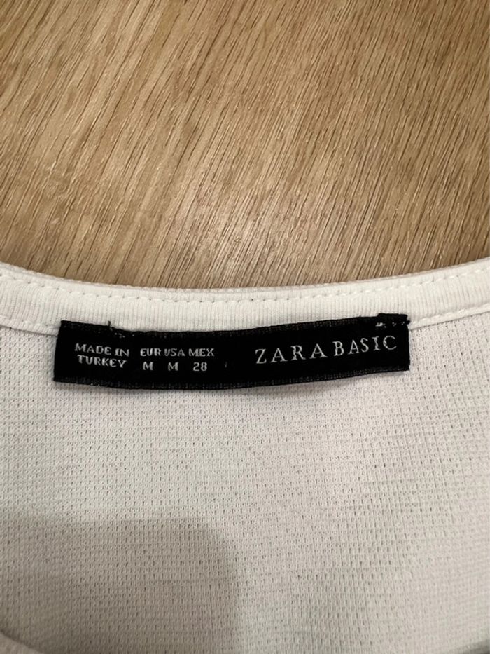 Haut blanc Zara - photo numéro 2