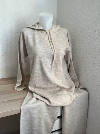Ensemble sweat à capuche et pantalon taille unique