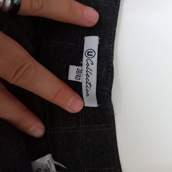 Pantalon gris à carreaux - photo numéro 5