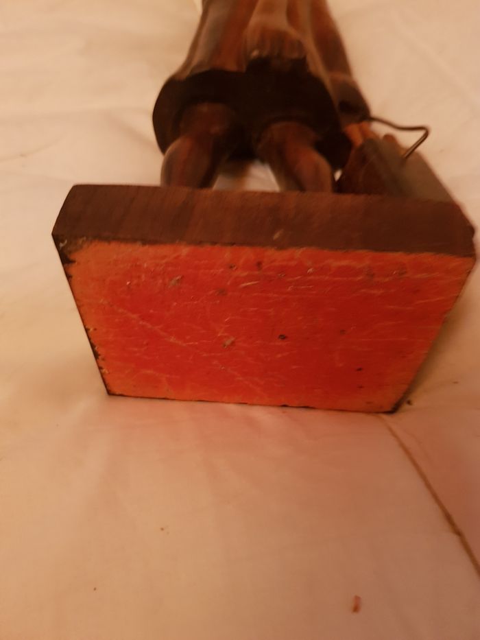 Statuette vintage en bois - photo numéro 4