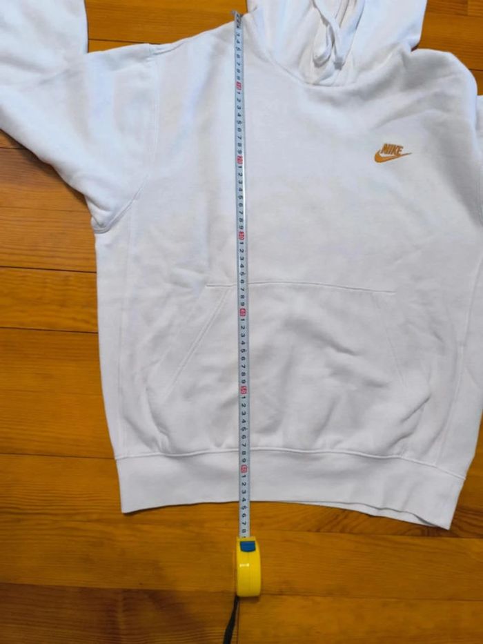Sweat à capuche Nike - Blanc - Logo Brodé - Taille S - photo numéro 9