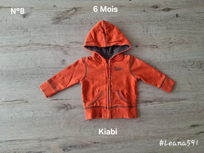 🌷N°8🌷Veste à capuche - Kiabi - 6 Mois🌷