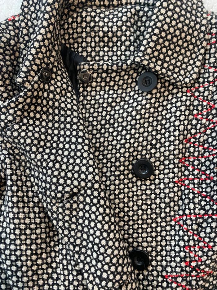Veste chiné noir et blanc - esprit Desigual - photo numéro 8