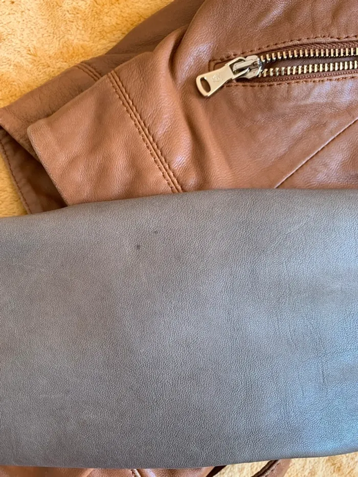 Veste en cuir d’agneau Maje taille M - photo numéro 12