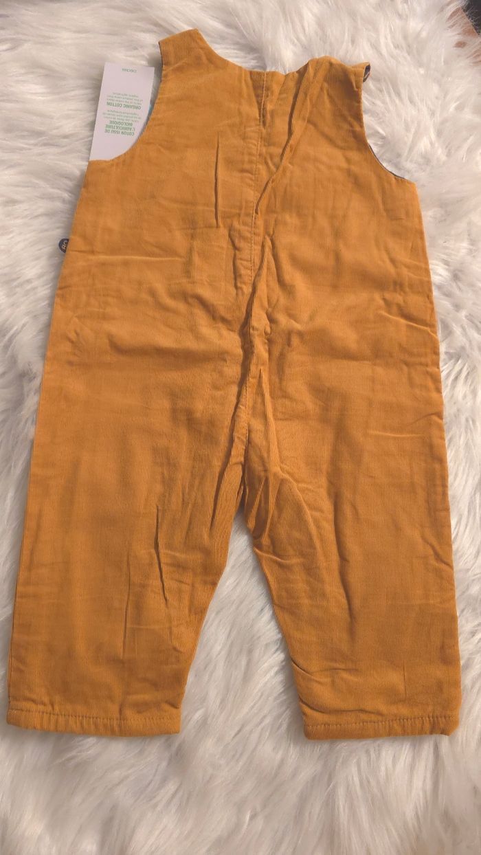 (Neuve non portée) 🏷🥰😍 superbe combinaison velours 6mois garçon 😍🥰 - photo numéro 3