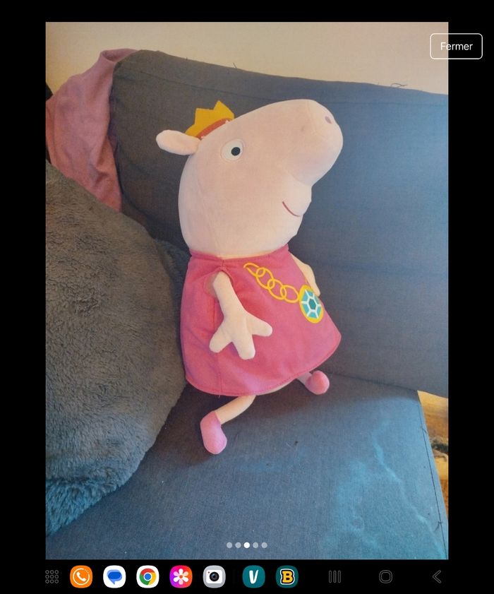 Grosse peluche peppa pig - photo numéro 3