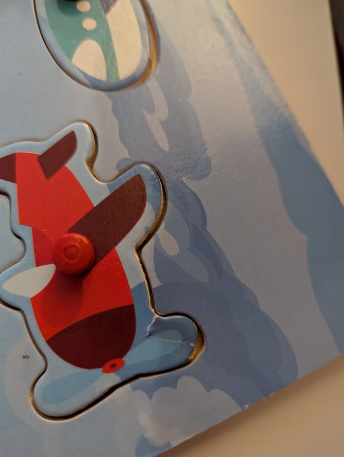 Puzzle en bois véhicules volants - photo numéro 2