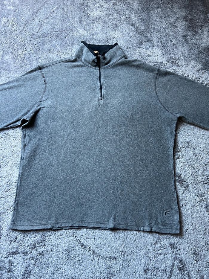 Pull de sport running course Polaire Fila Polartec Gris – Taille L - photo numéro 6