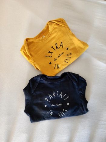 Lot de 2 bodies TAO