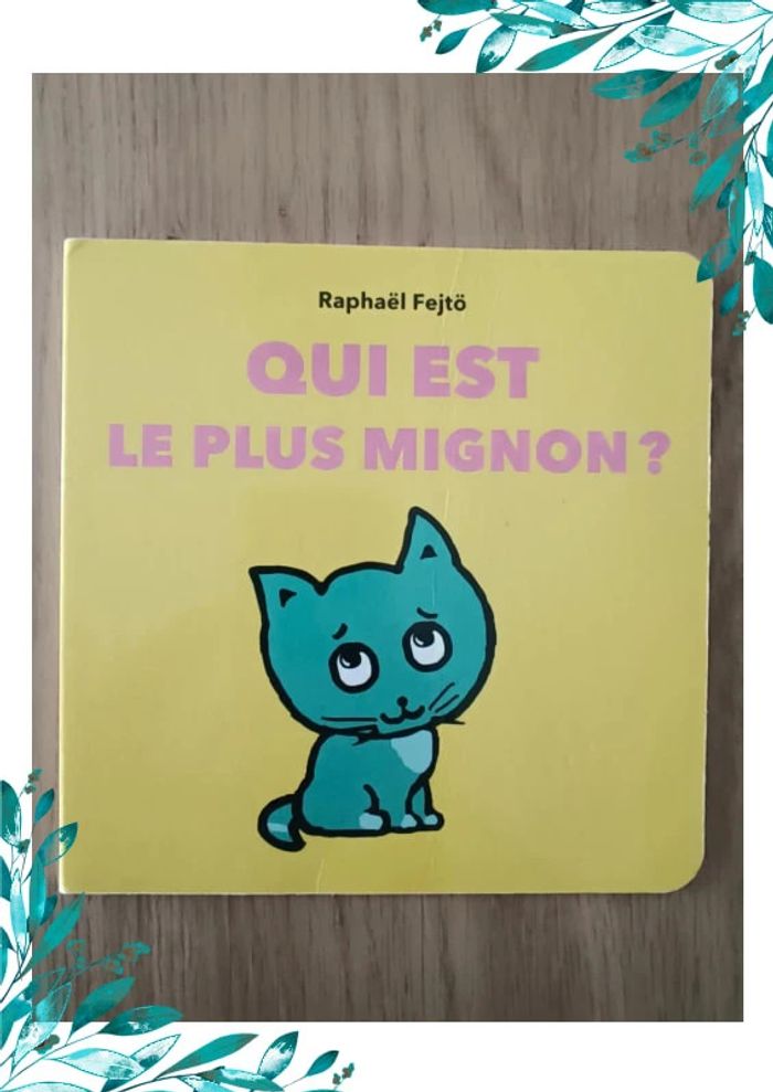 Livre Qui est le plus mignon - photo numéro 1