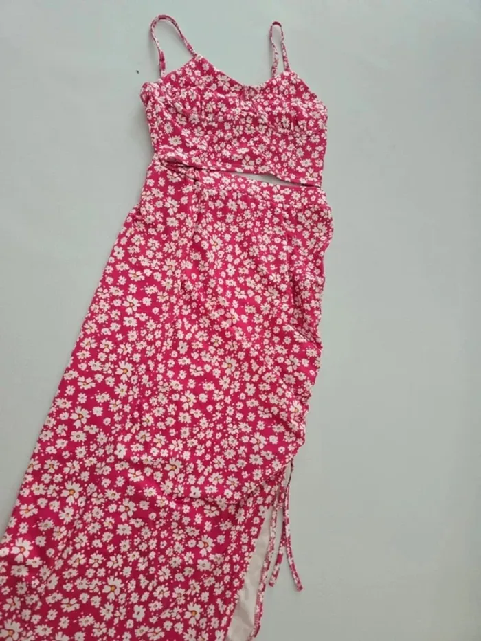 Ensemble jupe taille haute avec debardeur - photo numéro 2