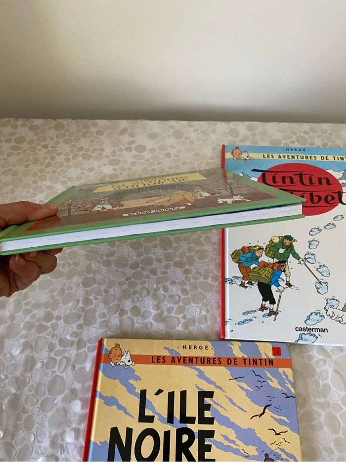 Lot de 3 BD s les aventures de  tintin - photo numéro 2