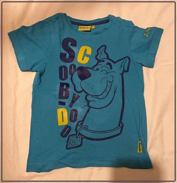 Tee shirt scooby-dou taille 6 ans manches courtes
