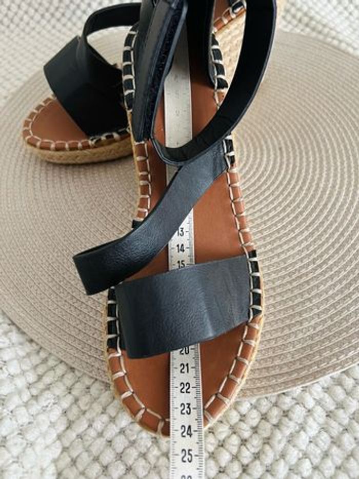Chaussures compensées noires taille 38 Moa - photo numéro 7