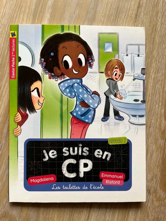Livre je suis CP les toilettes de l’école