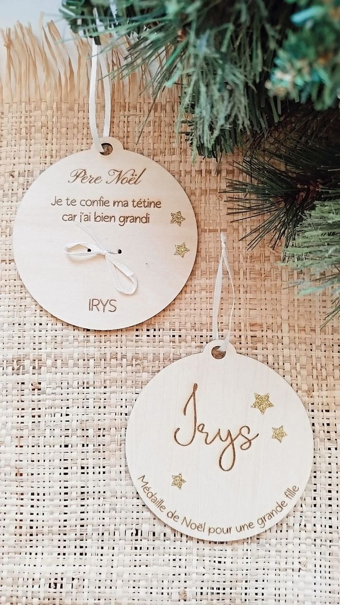 Kit don de tétine au père noel.boule de noel - photo numéro 3