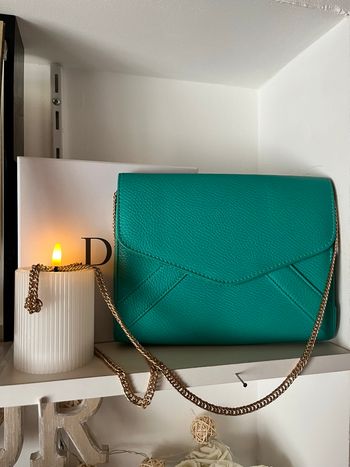 Pochette chainette dorée simili cuir mint Atmosphère BE 🍬