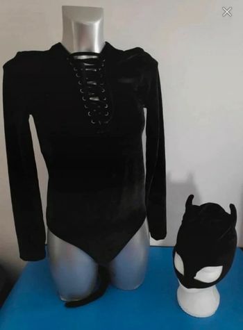 Body noir avec cagoule Taille S