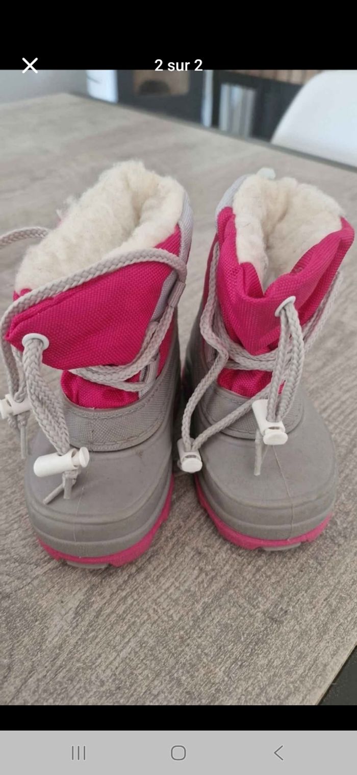 Lots de 2 paires de bottes de neiges - photo numéro 2