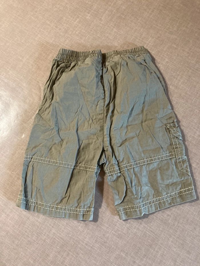 Short cargo kaki bébé – 12 mois – 100% coton - photo numéro 3