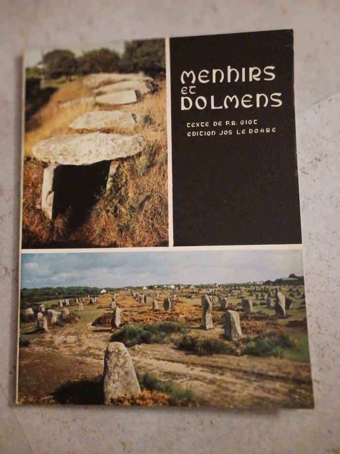 livre menhirs et dolmens