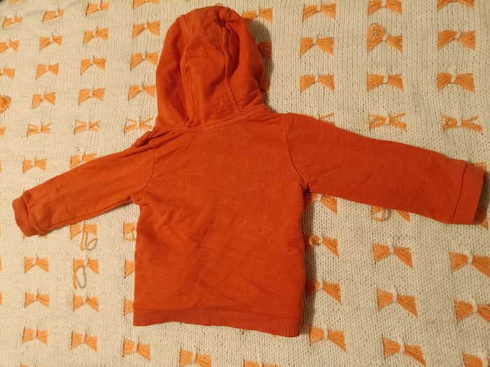 🧡 Gilet orange bébé – Orchestra (6 mois) 🧡 lo - photo numéro 3