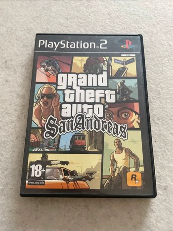 Grand Theft Auto San Andreas Jeu PS2 Complet FR