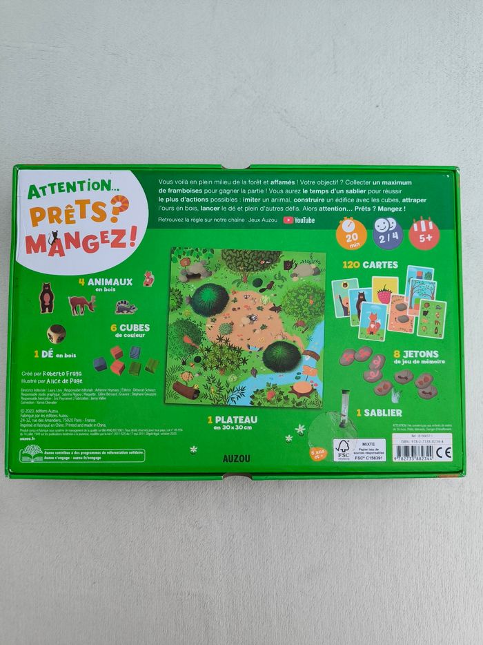 Jeu Attention prêts mangez Auzou - photo numéro 3