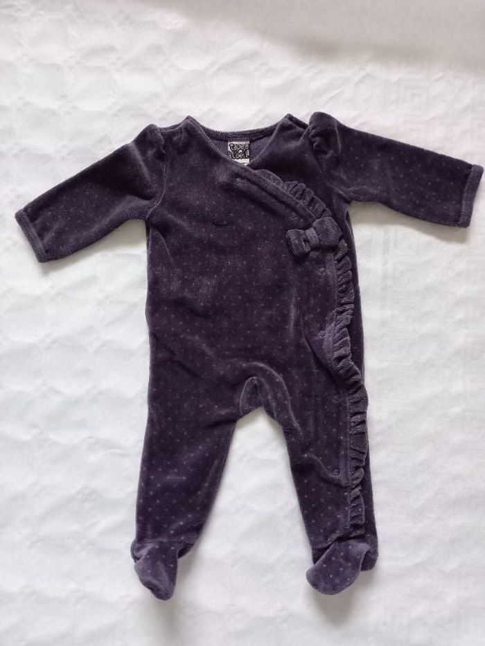 Dors bien pyjama violet 1 mois Tape à l'œil
