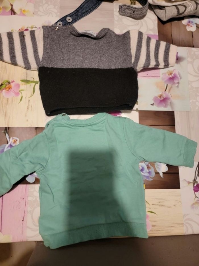 Lot de 8 pulls 6 mois garçon - photo numéro 5