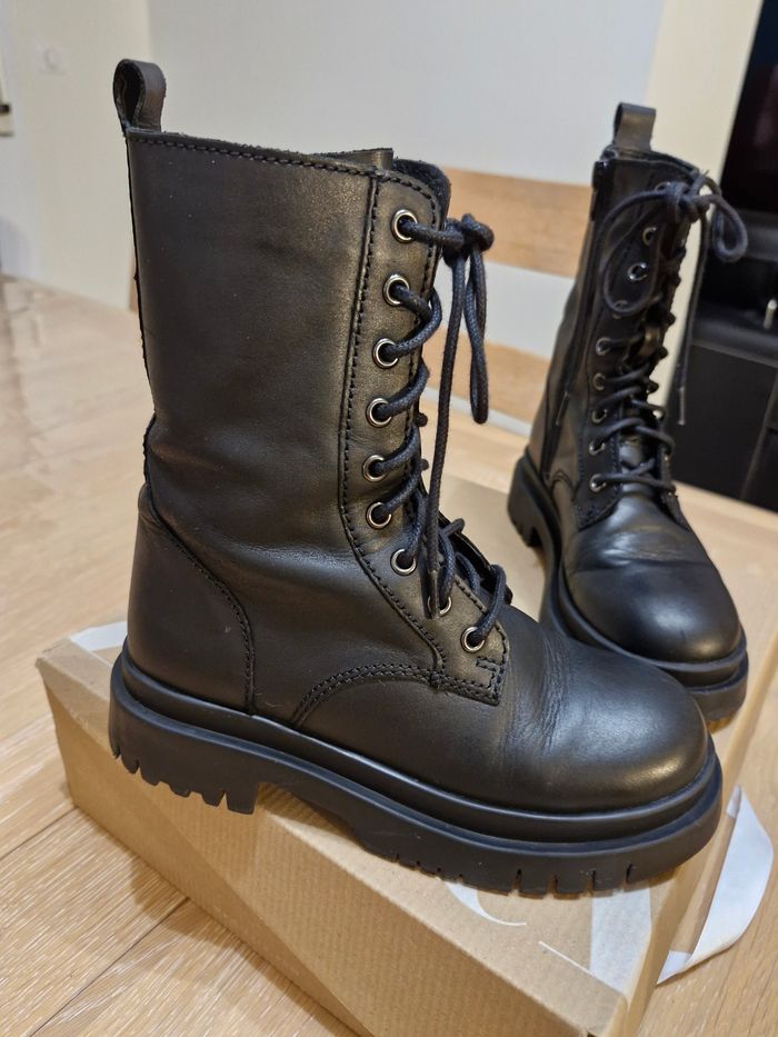 Bottines en cuir Zara - photo numéro 8