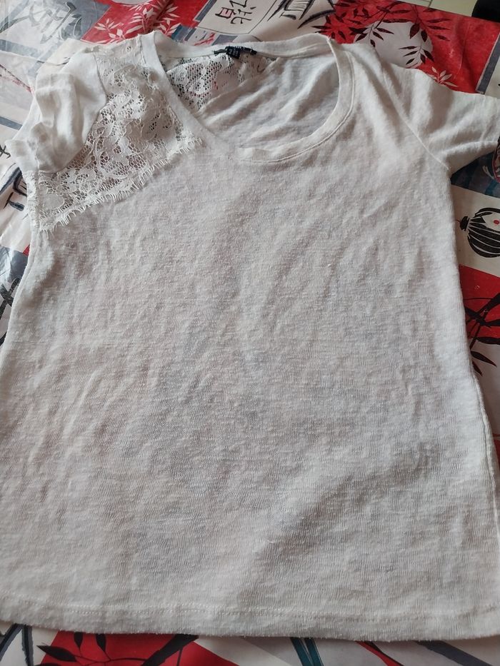 T-shirt femme taille s kiabi - photo numéro 1