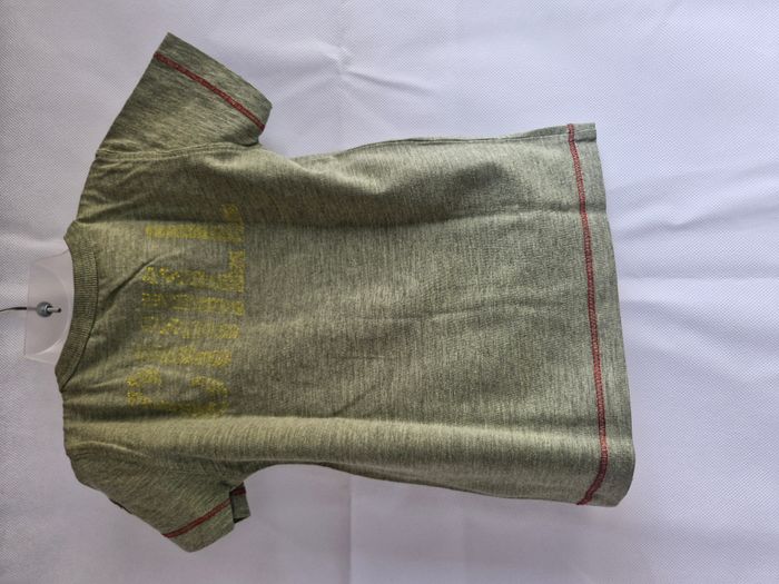 T-shirt manches courtes effet usé 1 an ½ - 2 ans Next Vert kaki chiné Crocodile hey mr c' just chill - photo numéro 9