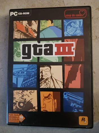 Jeu pc gta III