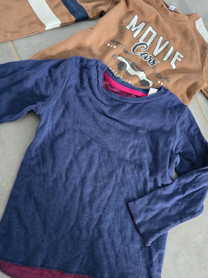 Lot de 2 tee shirt manches longues - photo numéro 2