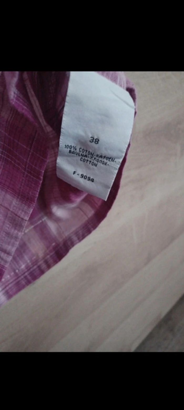 Chemisier femme taille 38 violet lilas - photo numéro 4