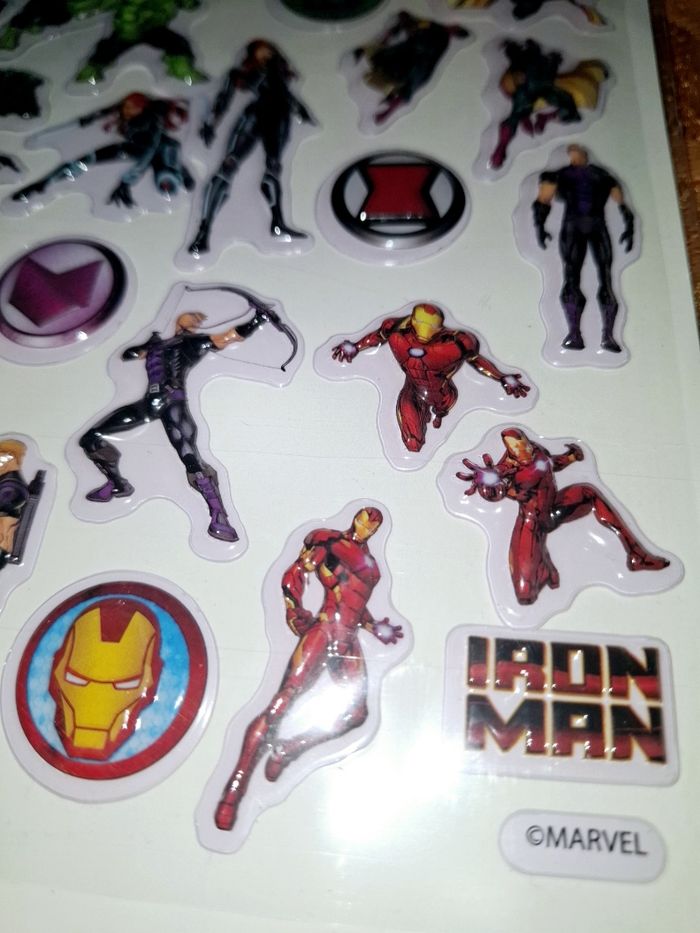 Stickers 3D Marvel et porte clé star wars - photo numéro 3