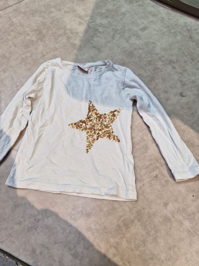 Lot t-shirts manches longues 3 ans fille - photo numéro 5