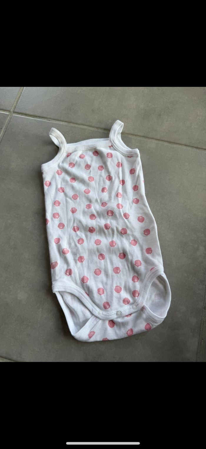 Body à bretelles fille 18 mois