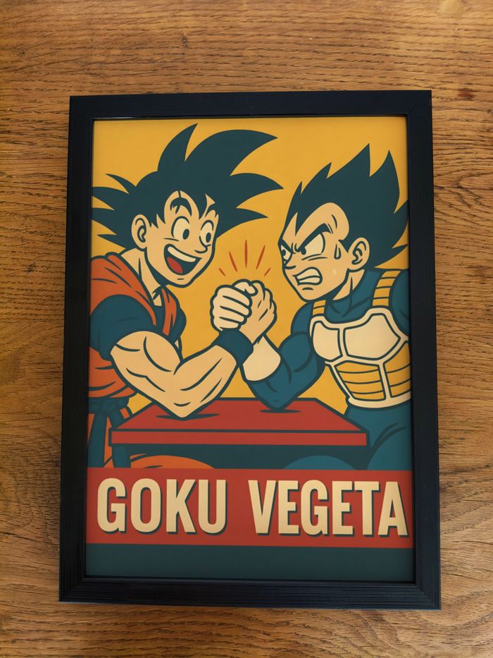 Affiche A4 manga rétro – déco chambre ado / gamer - photo numéro 3