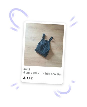 🩷 Robe en jean 4 ans Kiabi #emyfleury_4ansfille