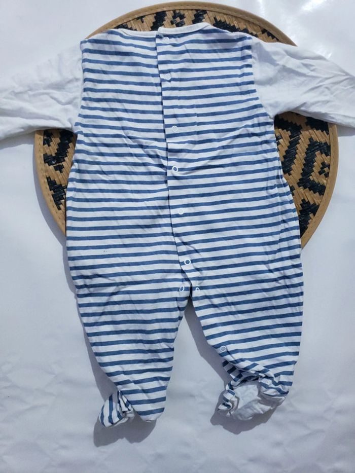 Pyjama été coton bébé garçon 6 mois Linvosges - photo numéro 5