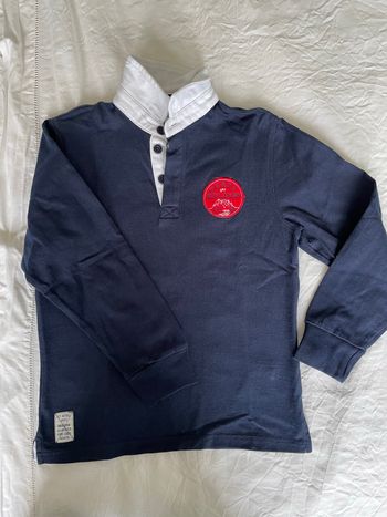 Lot polo rugby cyrillus 8 ans