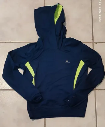 Sweat sport capuche 12 ans
