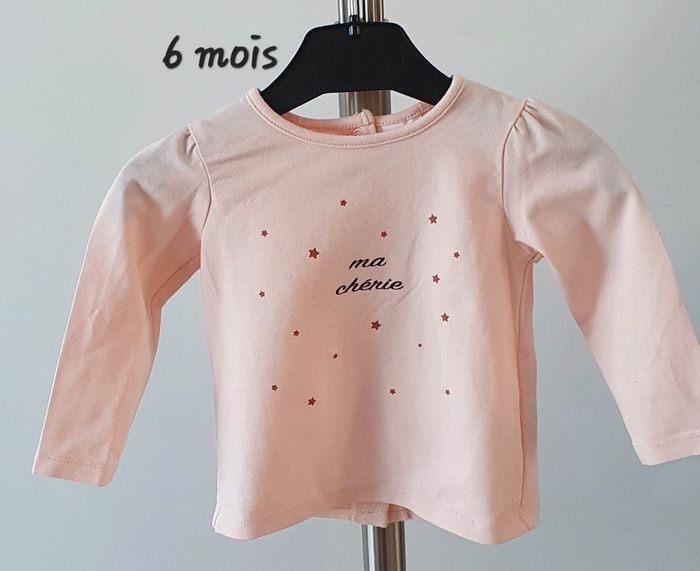 T shirt manches longues 6 mois fille